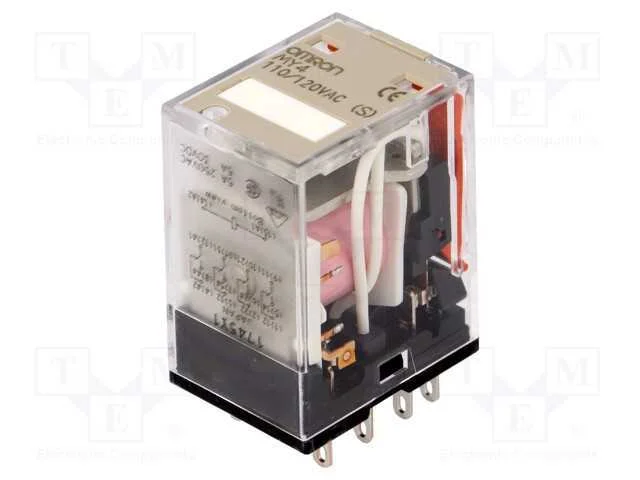 Rel&eacute; Ele. 4pdt 120vca 5a/220vca 5a/24vdc