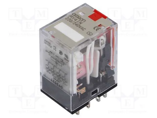 Rel&eacute; Ele. 4pdt 230vac 5a/220vac 5a/24vdc