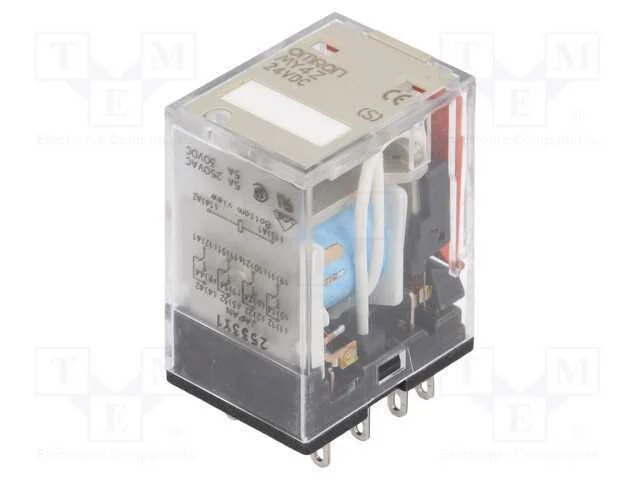 Rel&eacute; Ele. 4pdt 24vdc 5a/220vca 5a/24vdc