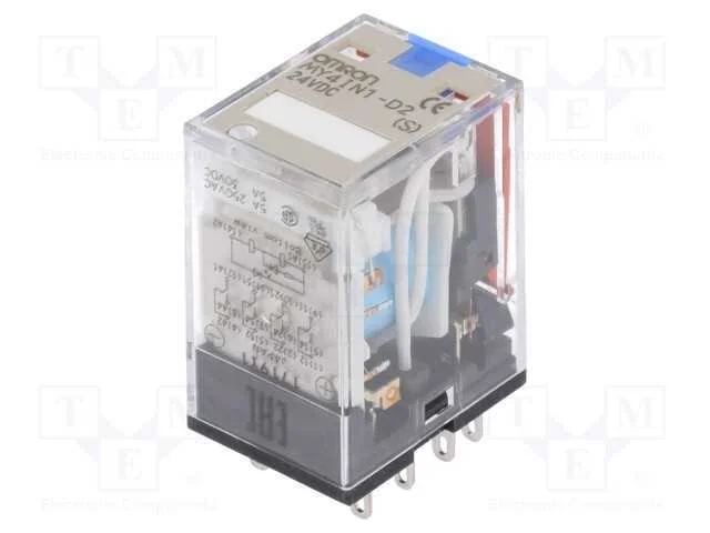 Rel&eacute;: Eletromagn&eacute;tico, 4pdt, Ubobina : 24vdc, Icontactos Max: 5a