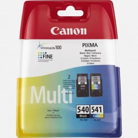 Canon Ink Cart. Pg-540/Cl-541 Multipack Blistered (5225b006) F?r Mf210/Mf220/Mp150/160/170/ 180/450/