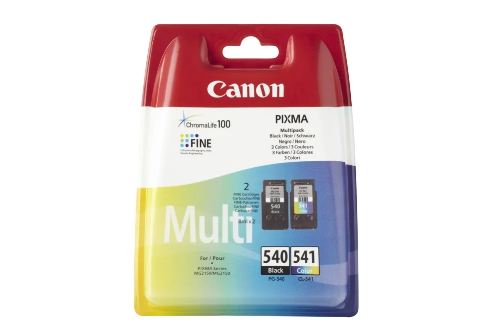 Canon Ink Cart. Pg-540/Cl-541 Multipack Blistered (5225b006) F?r Mf210/Mf220/Mp150/160/170/ 180/450/