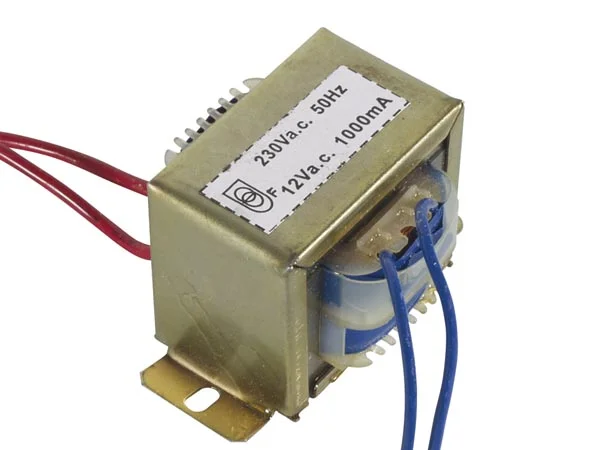 Transformador de Quadro Aberto 12 Va 1 X 12 V~ 1000 Ma M&aacute;x.
