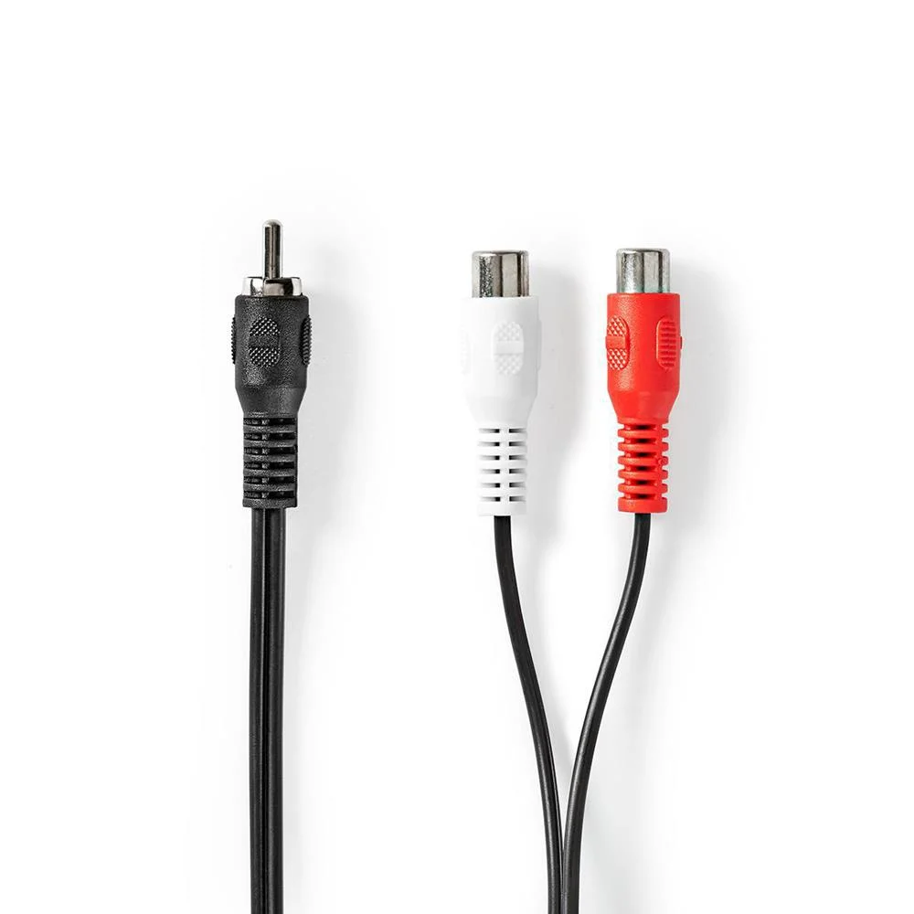 Cabo Subwoofer  Rca Masculino - 2x Rca Feminino