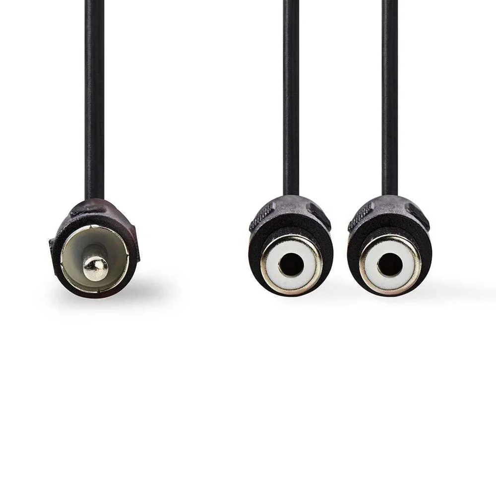 Cabo Subwoofer  Rca Masculino - 2x Rca Feminino
