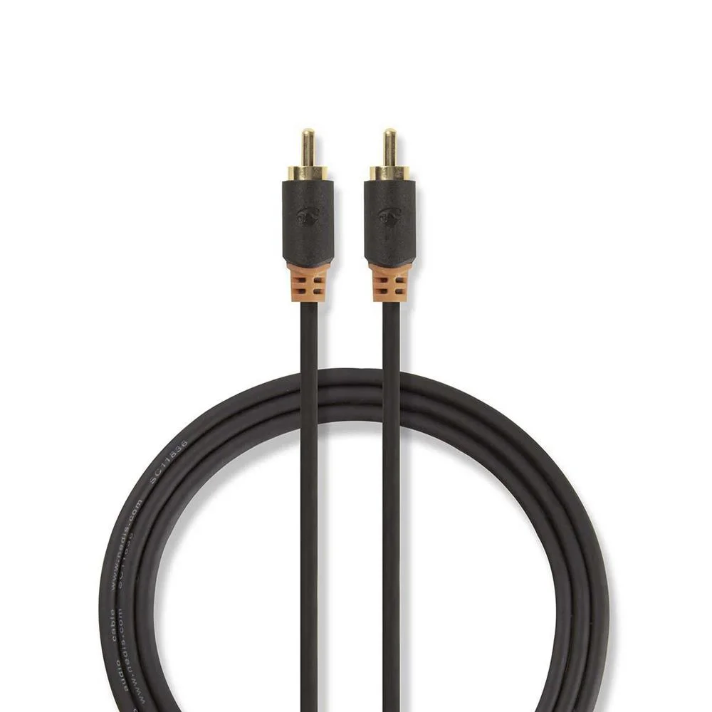 Cabo De &Aacute;udio Digital  Rca Macho - Rca Macho  2m
