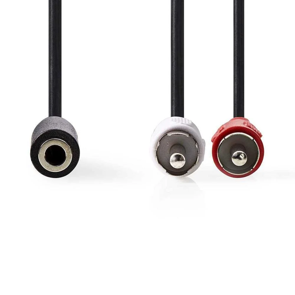 Cabo 2x Rca Macho - F&ecirc;mea Jack 0.2m