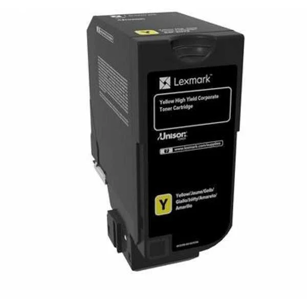 Lexmark Return Print Cart. 84c2hye: Cx725de/Dhe/Dthe Corporate Yellow High Capacity