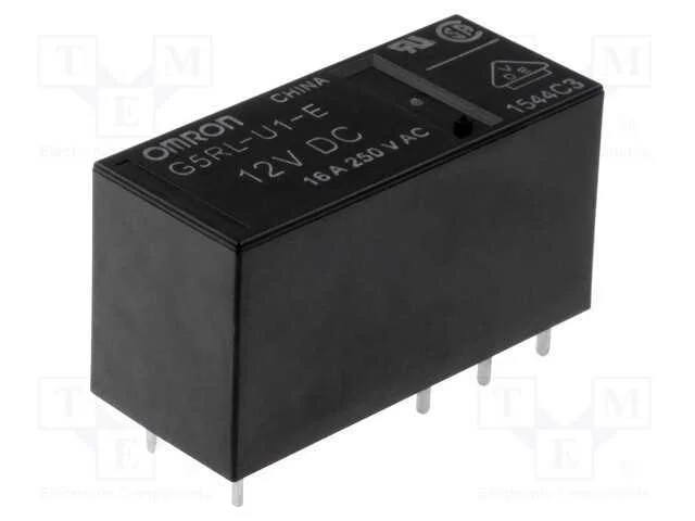 Rel&eacute; Eletrom Spst 5vdc 16a250vac 16a24vdc