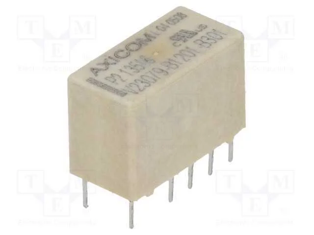 Electrom Dpdt Rel&eacute; 5vdc 05a125vac 2a30vdc
