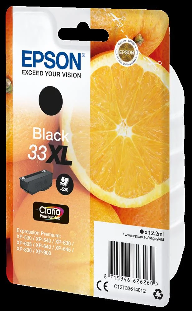 Cartucho de Tinta Original Epson N&ordm;33 Xl Alta Cap.
