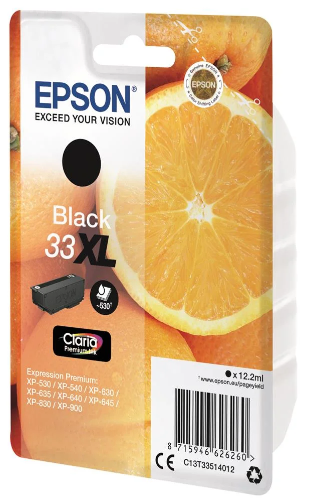 Cartucho de Tinta Original Epson N&ordm;33 Xl Alta Cap.