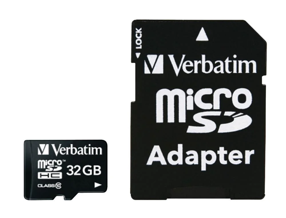 Micro Sdhc 32 Gb* - Clase 10 Con Adaptador
