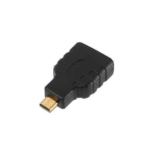 Adaptador Micro Hdmi Macho - Hdmi F&ecirc;mea - Aisens