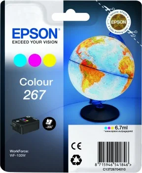 Epson Tinteiro 3 Cores 267 Wf-100