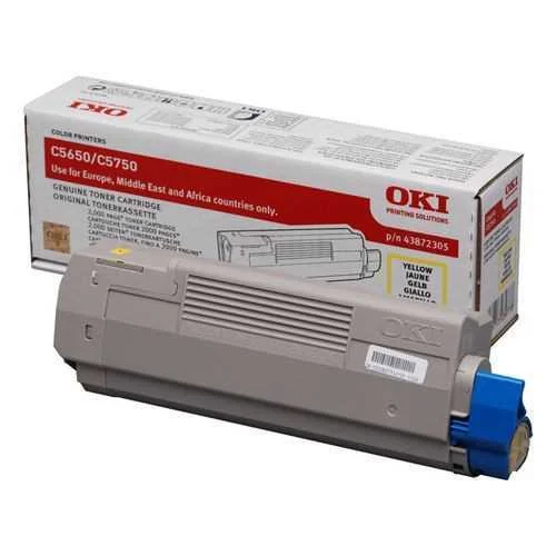 Toner Oki C5650/C5750 Amarillo (2k)