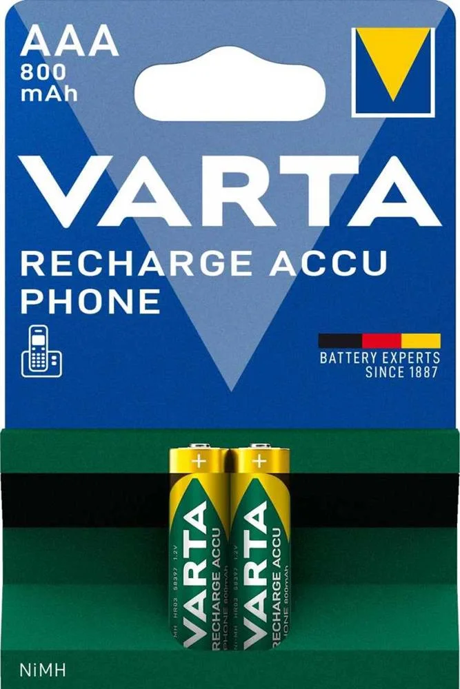 Pilas para Tel&eacute;fono Inal&aacute;mbrico Nimh 1.2 V 750 Ma.