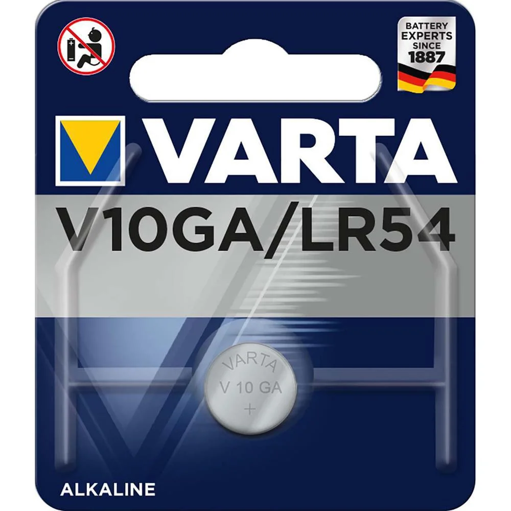 Varta Batterie Electronics V10ga  Lr54                  1st.