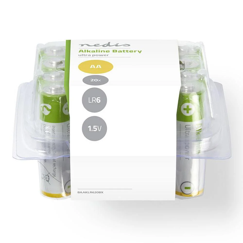 Pila Alcalina AA | 1,5 V | 20 Unidades | Caja