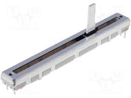 Potenciometro Deslizante 10kO 100mW THT &plusmn;20% Log.