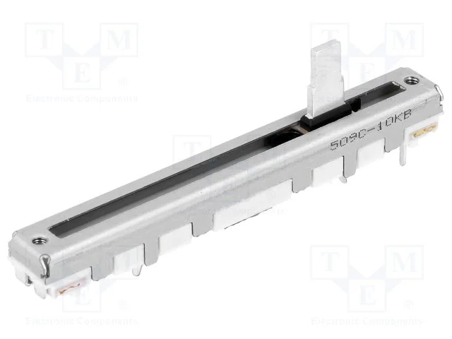 Potenciometro Deslizante 10ko 250mw Tht &plusmn;20% Linea