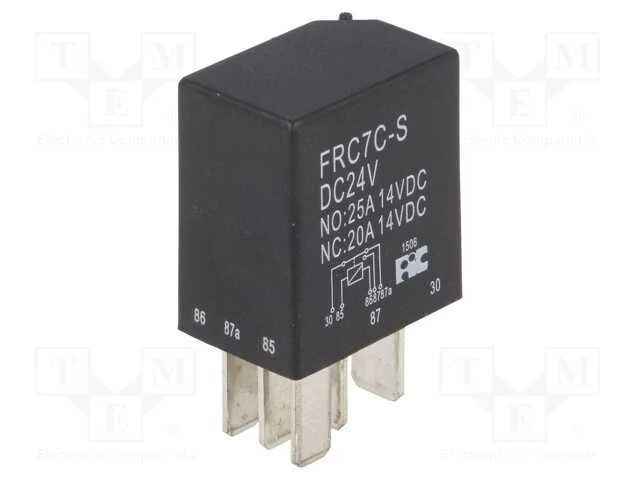Rel&eacute; Eletromagn&eacute;tico; Spdt;  24vdc; 25a; Auto