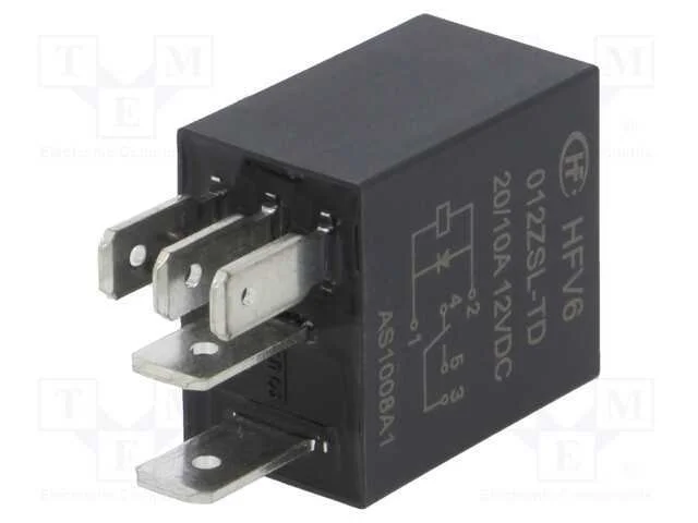 Rel&eacute; Electromagn&eacute;tico; Spdt; 12vcc; 30a; a Autom&aacute;.