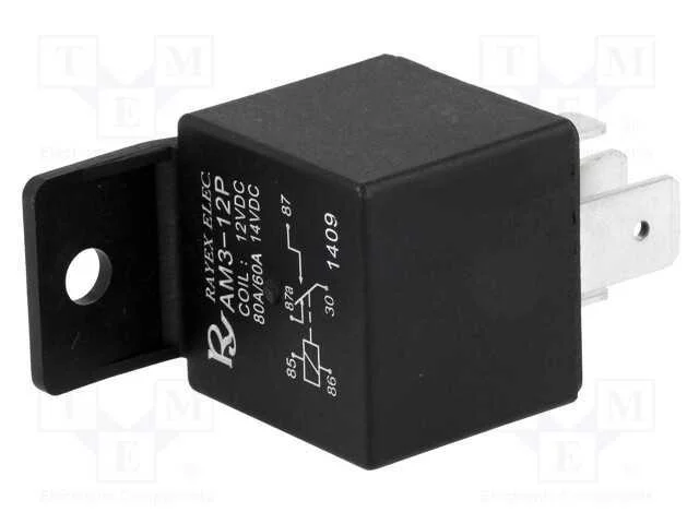 Rel&eacute; Electromagn&eacute;tico; Spdt; 12vcc; 80a; Uno Mismo