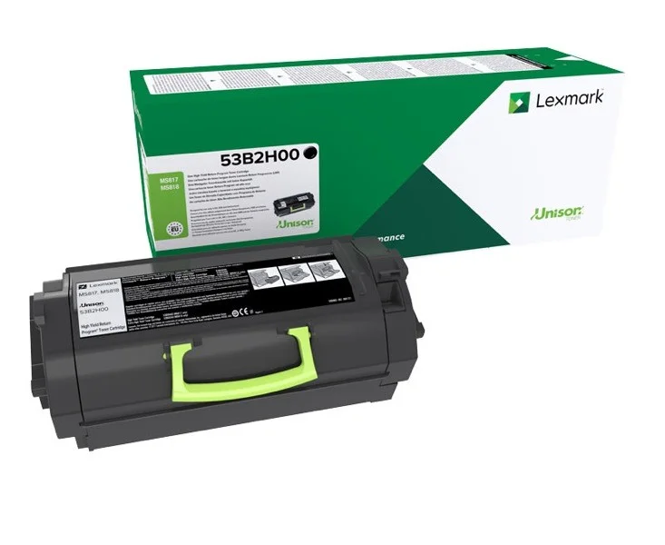 Lexmark Return Print Cart. 53b2h00 F?r Ms818dn/Ms817n/ Mx817dn Black High Capacity