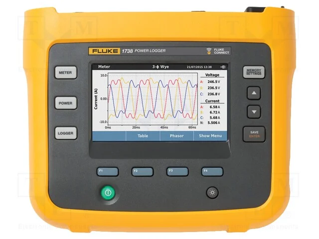Registrador Trif&aacute;sico de Energ&iacute;a Y Calidad