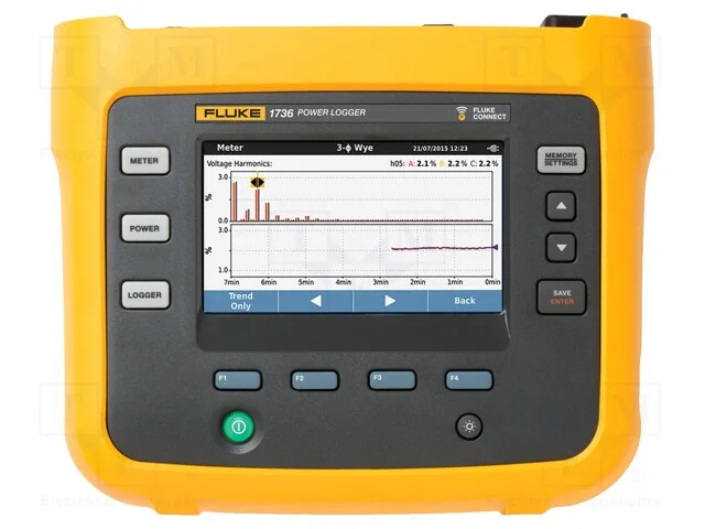 Registrador Trif&aacute;sico de Energ&iacute;a Y Calidad