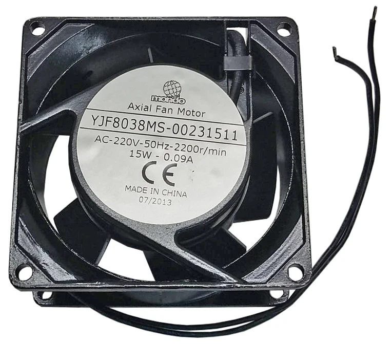 Ventilador 230Vdc 80x80x38mm Axial