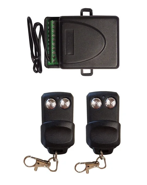 Kit Indoor Recetor+2 Comandos RF 433.92MHz