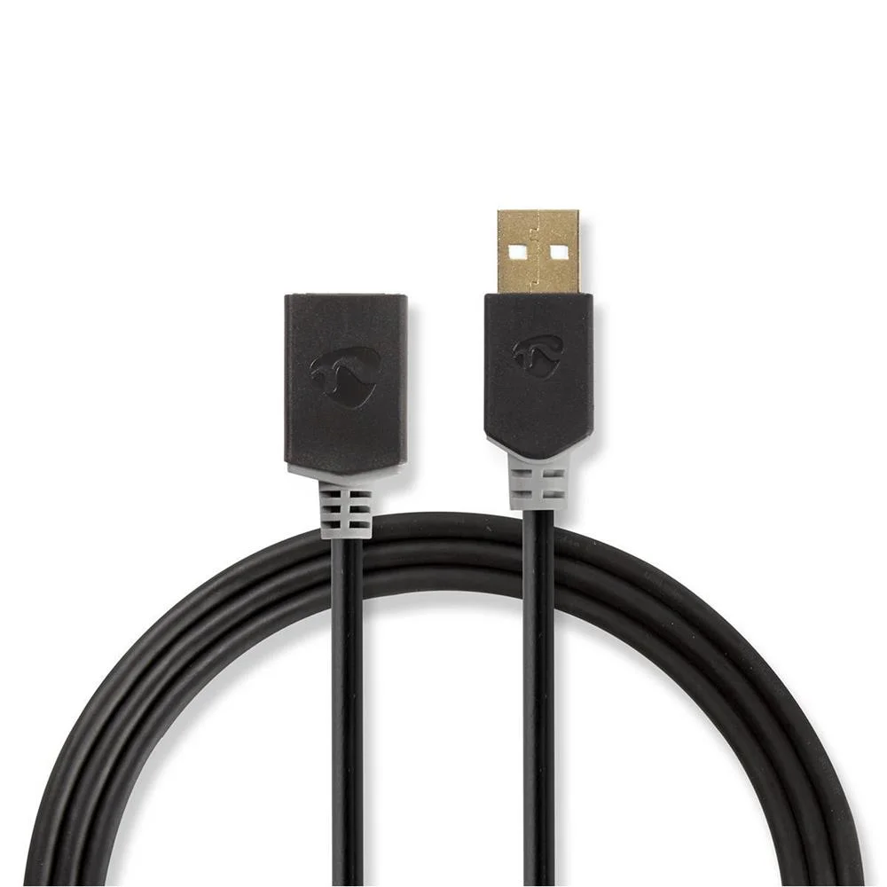 Cable Usb 2.0 | a Macho - a Hembra | 2,0 M | Antr.