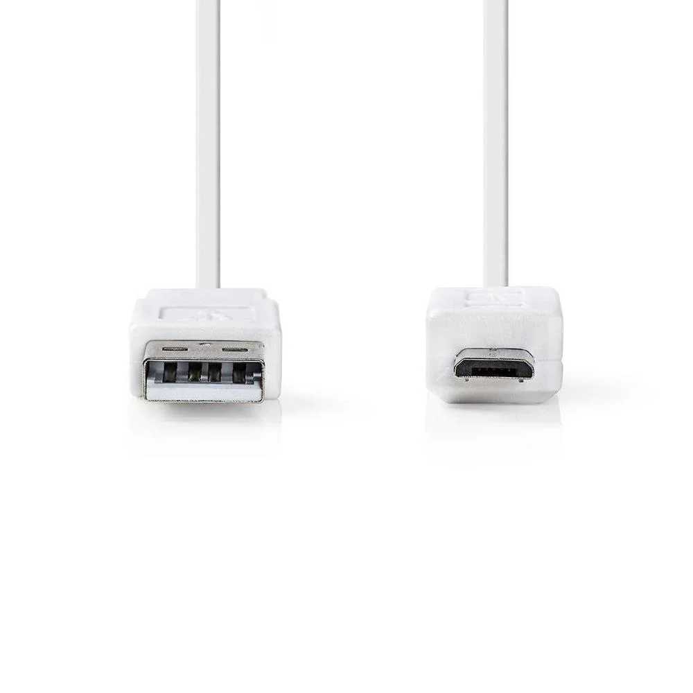 Cabo Micro Usb Flat 1m Branco