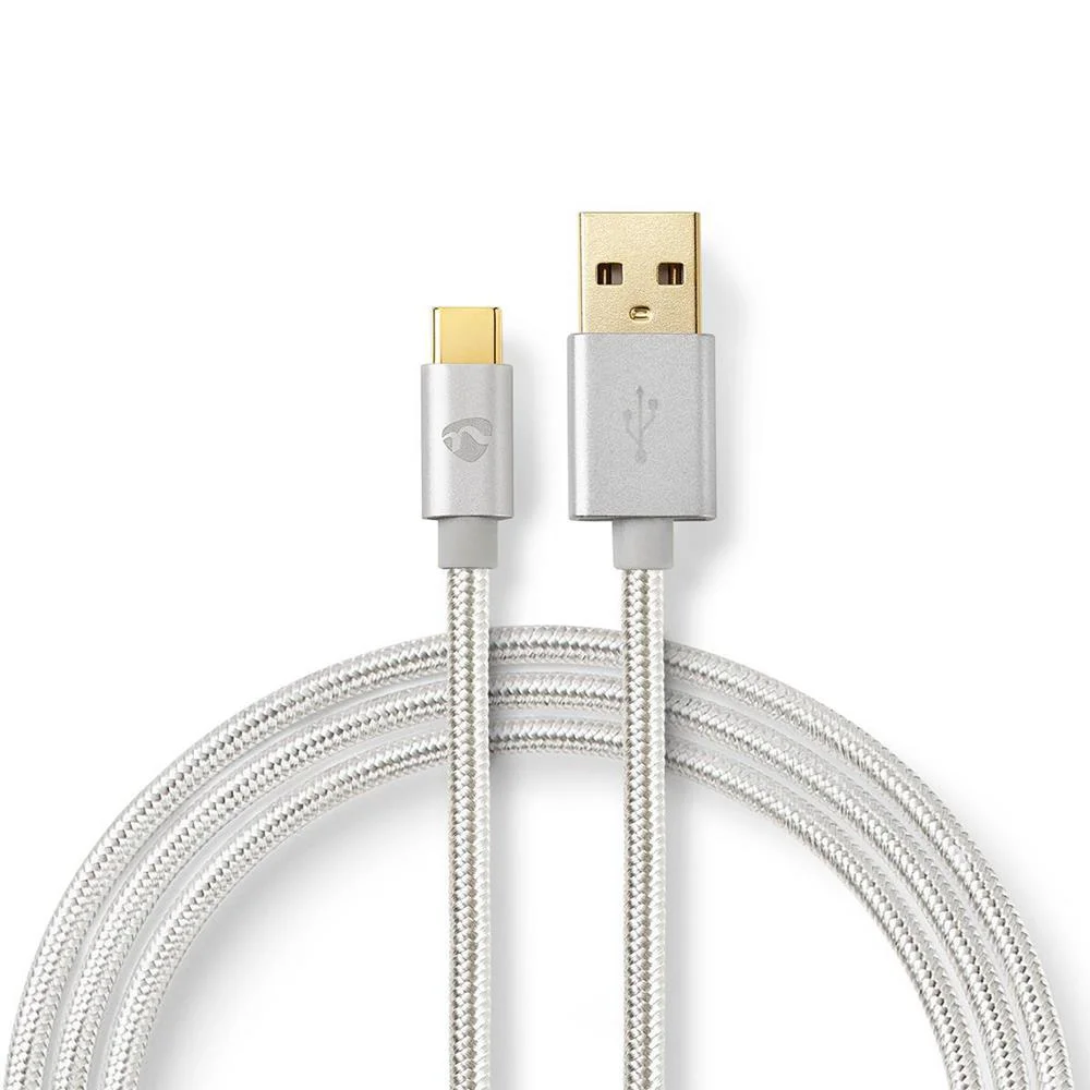 Cabo Usb Type-C 2m Alum&iacute;nium
