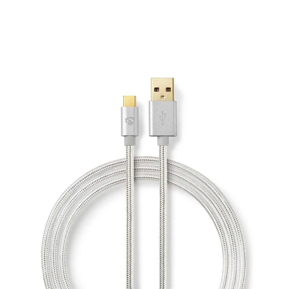 Cabo Usb Type-C 2m Alum&iacute;nium