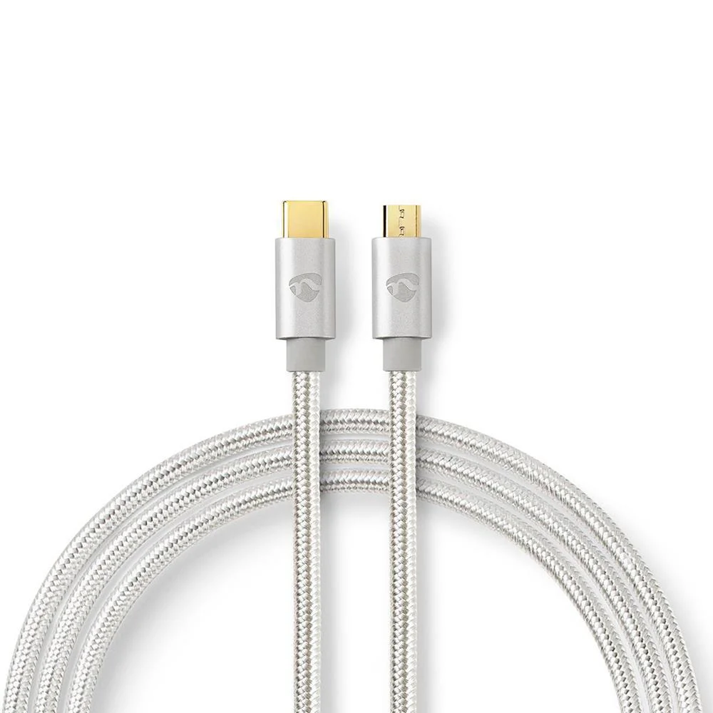 Cable Usb 2.0 | Tipo C Macho - Micro B Macho | 2,.