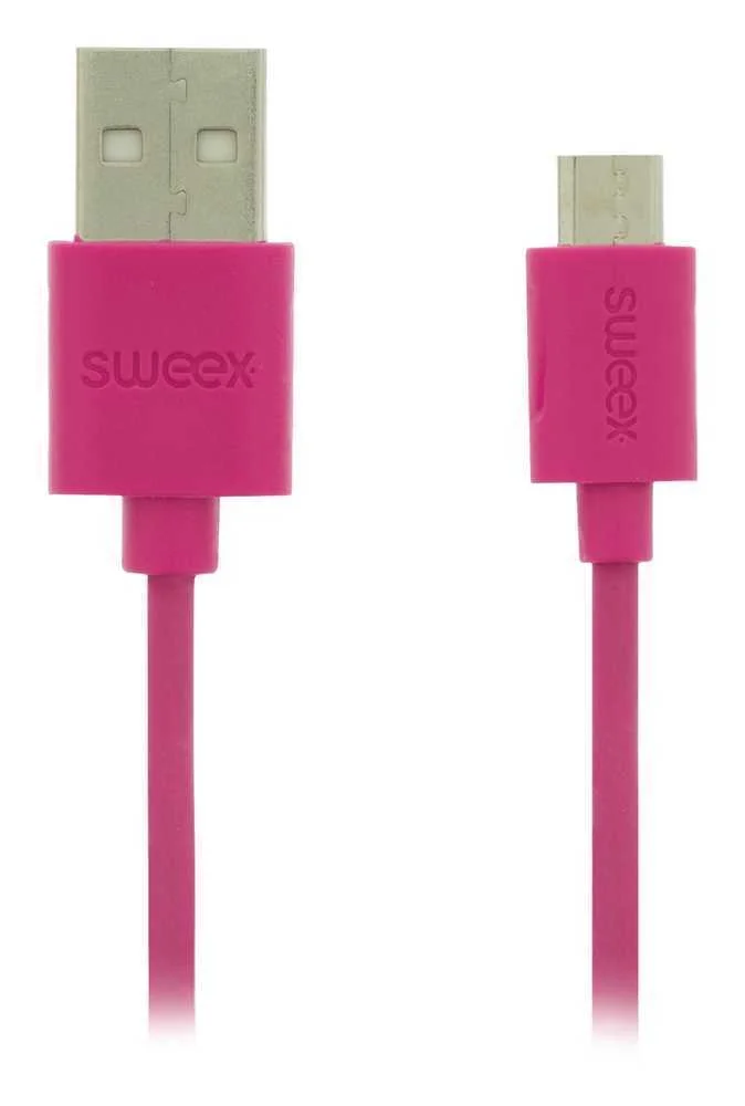Cabo Micro Usb 1m Rosa