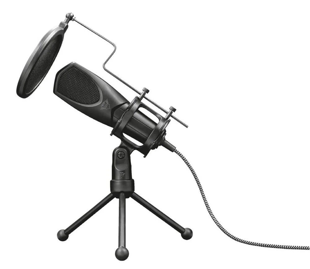 Trust Gxt 232 Mantis Pc Microphone Black
