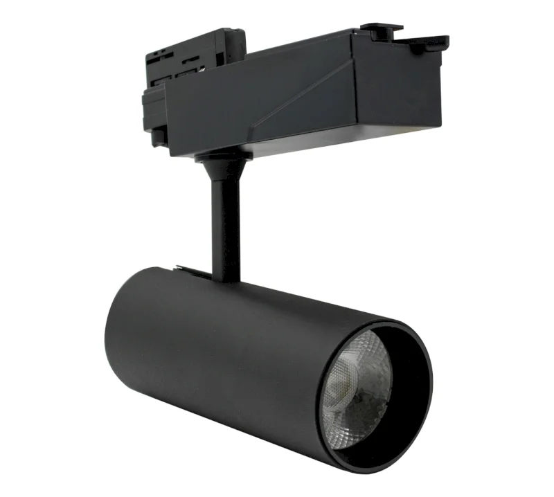 Projetor Calha LED COB 30W IP20 6500K Preto
