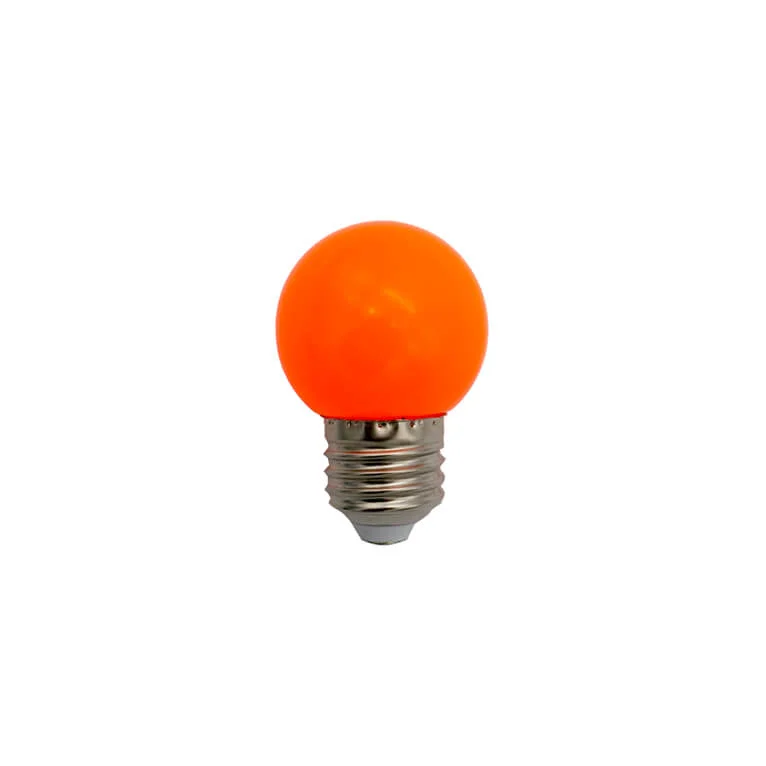 Led G45 E27 1w Naranja