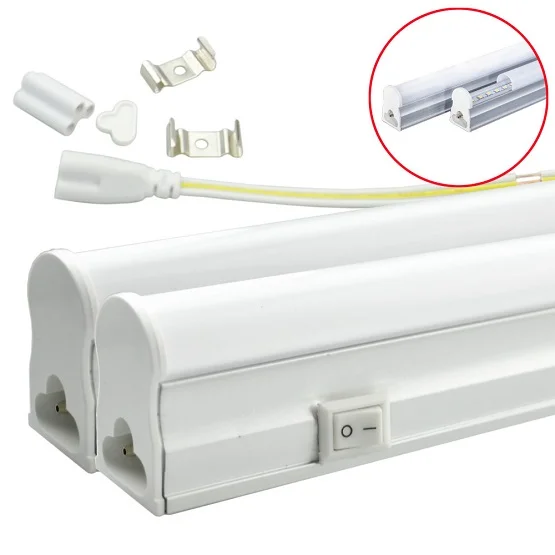 Led T5 C/ Interruptor 120cm 14w 4000k 1190lm