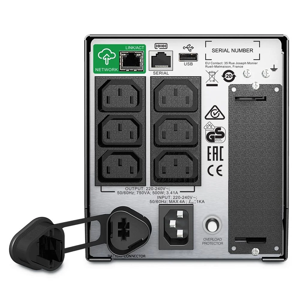 Ups 750va 500w 6x Tomadas Ca - Apc