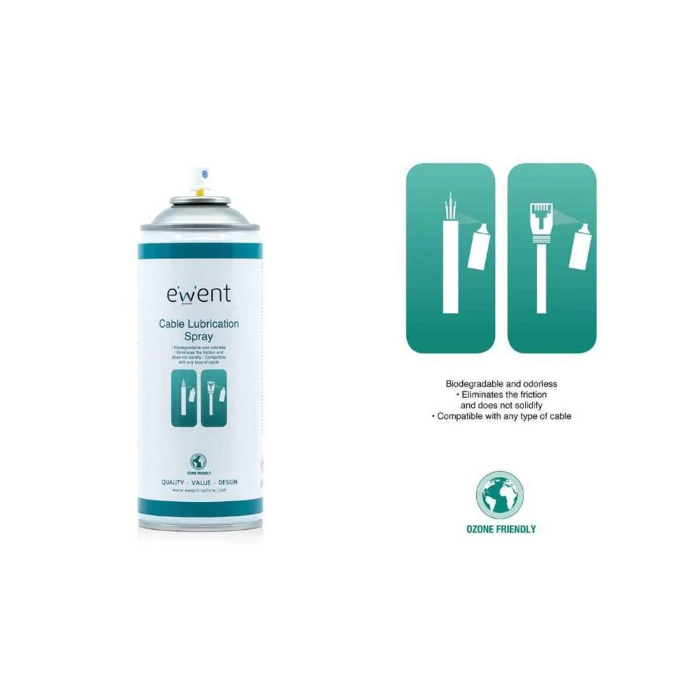 Ewent Spray Cabo Lubrification 400 Ml 