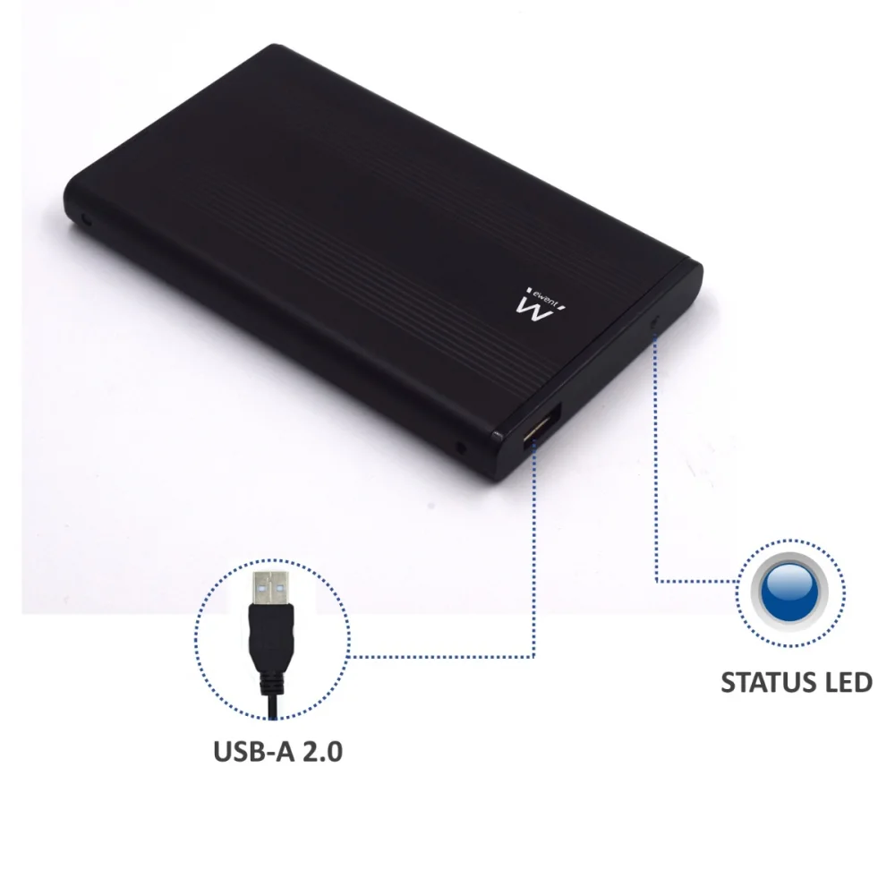 Caixa Externa Ewent Ew7041 2.5"" Hd Sata Usb 2.0 