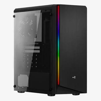 Cx Miditower Aerocool Rift, RGB Flow, Painel Acri.