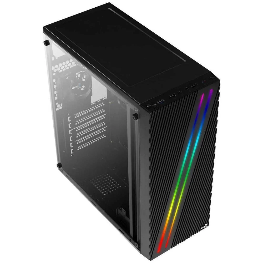 Caixa Semitorre Atx Aerocool Streak RGB Usb 3.0