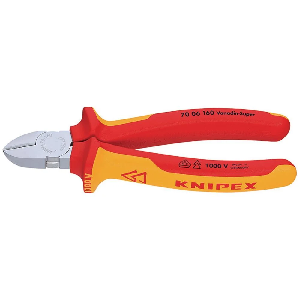 Alicate de corte diagonal VDE 160 mm