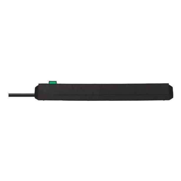 Extens&atilde;o El&eacute;trica 6 Tomadas 3m Preto